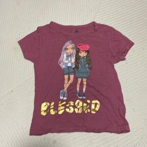 Blessed girls maroon shirt size 7/8